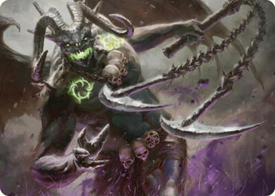 Archfiend of Despair Art Card card from Art Series: Commander Masters