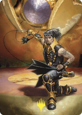 Chainer, Dementia Master Art Card (Gold-Stamped) card from Art Series: Commander Masters