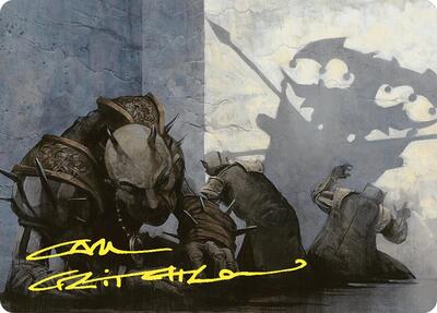 Decree of Pain Art Card (Gold-Stamped Signature) card from Art Series: Commander Masters