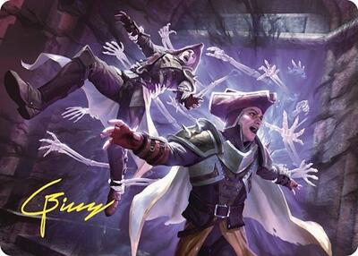 Grave Pact Art Card (Gold-Stamped Signature) card from Art Series: Commander Masters