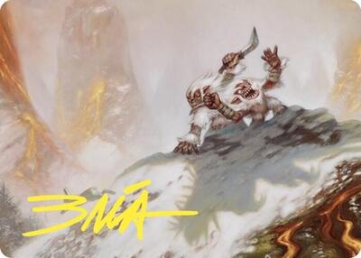 Dragon Fodder Art Card (Gold-Stamped Signature) card from Art Series: Commander Masters