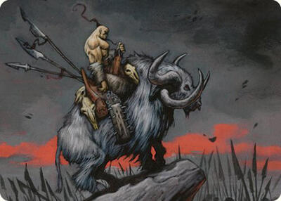Godo, Bandit Warlord Art Card card from Art Series: Commander Masters