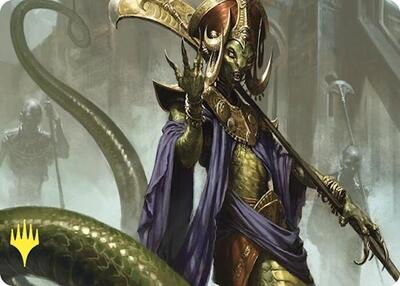 Sidisi, Brood Tyrant Art Card (Gold-Stamped) card from Art Series: Commander Masters
