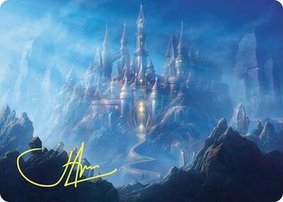 Opal Palace Art Card (Gold-Stamped Signature) card from Art Series: Commander Masters