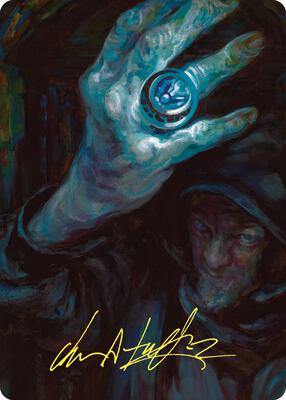 Arcane Signet Art Card (Gold-Stamped Signature) card from Art Series: Commander Masters