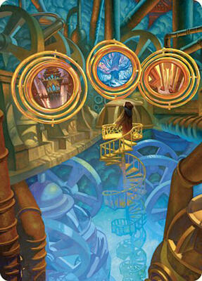 Extraplanar Lens Art Card card from Art Series: Commander Masters