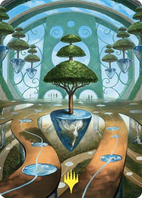 Rejuvenating Springs Art Card (Gold-Stamped) card from Art Series: Commander Masters