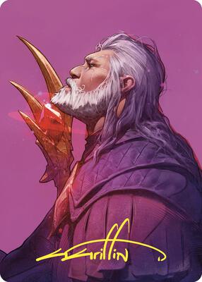 Urza, Lord High Artificer Art Card (Gold-Stamped Signature) card from Art Series: Commander Masters