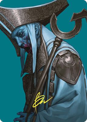 Mikaeus, the Unhallowed Art Card (Gold-Stamped Signature) card from Art Series: Commander Masters