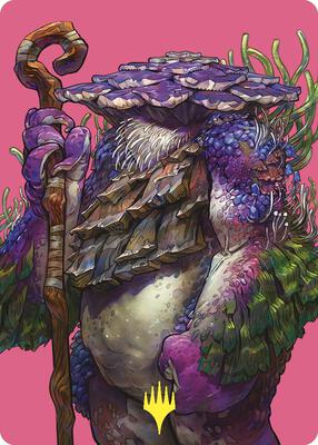 Slimefoot, the Stowaway Art Card (Gold-Stamped) card from Art Series: Commander Masters