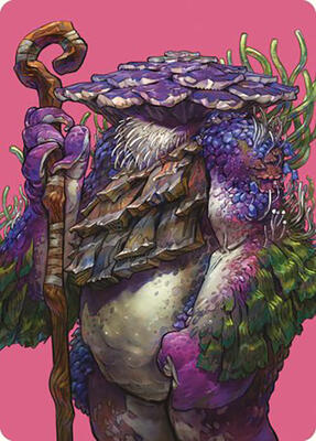 Slimefoot, the Stowaway Art Card card from Art Series: Commander Masters