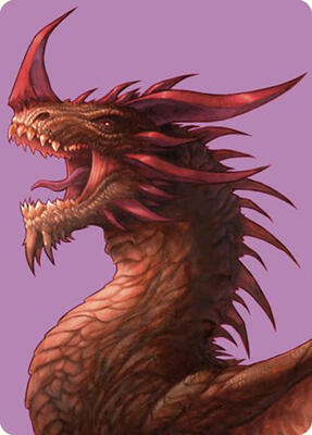 The Ur-Dragon Art Card card from Art Series: Commander Masters