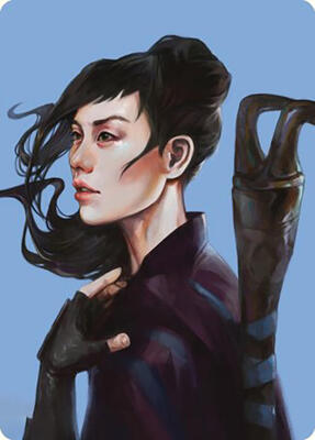 Yuriko, the Tiger's Shadow Art Card card from Art Series: Commander Masters