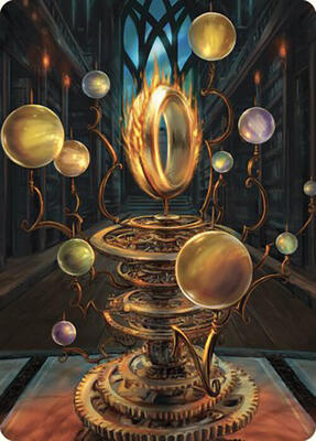 Sol Ring Art Card card from Art Series: Commander Masters