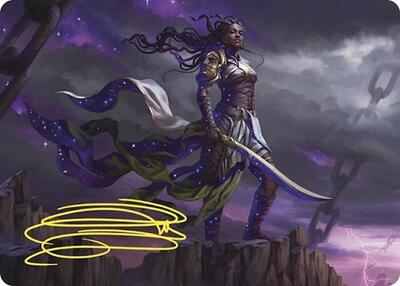 Anikthea, Hand of Erebos Art Card (Gold-Stamped Signature) card from Art Series: Commander Masters
