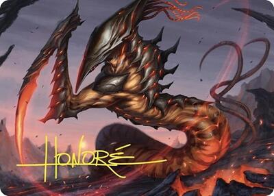 Blade Sliver Art Card (Gold-Stamped Signature) card from Art Series: Commander Masters