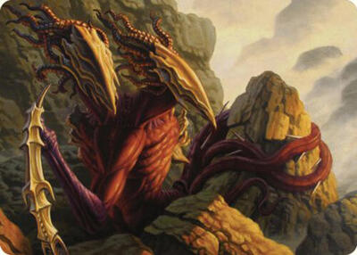 Two-Headed Sliver Art Card card from Art Series: Commander Masters
