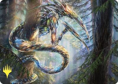 Gemhide Sliver Art Card (Gold-Stamped) card from Art Series: Commander Masters