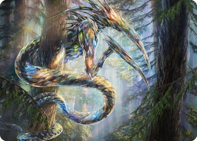 Gemhide Sliver Art Card card from Art Series: Commander Masters