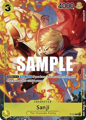Sanji (Event Pack Vol. 2) card from One Piece Promotion Cards