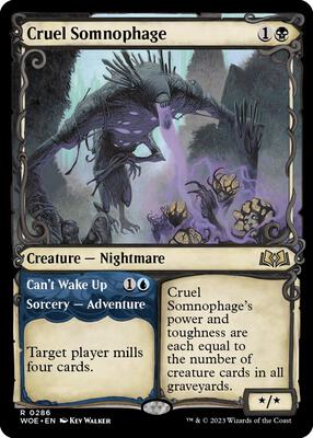 Cruel Somnophage (Showcase) card from Wilds of Eldraine