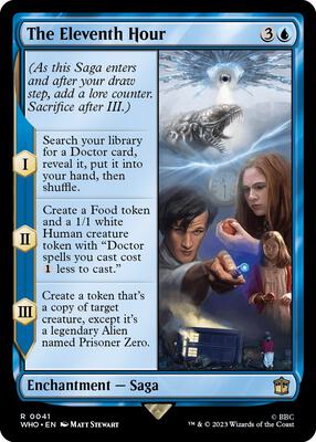 The Eleventh Hour card from Universes Beyond: Doctor Who