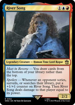 River Song card from Universes Beyond: Doctor Who