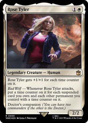 Rose Tyler card from Universes Beyond: Doctor Who