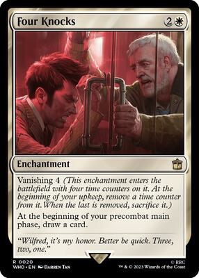 Four Knocks card from Universes Beyond: Doctor Who