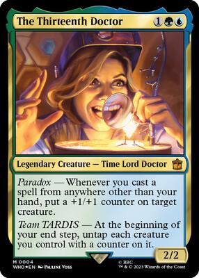 The Thirteenth Doctor card from Universes Beyond: Doctor Who