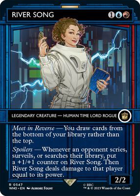 River Song (Showcase) card from Universes Beyond: Doctor Who