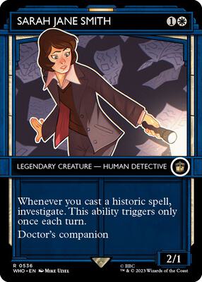 Sarah Jane Smith (Showcase) card from Universes Beyond: Doctor Who
