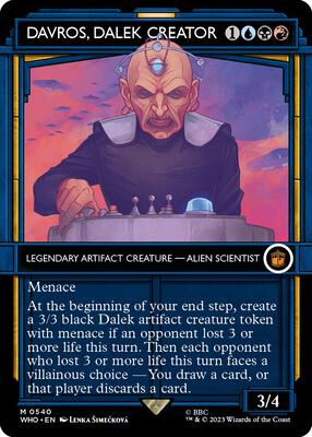 Davros, Dalek Creator (Showcase) card from Universes Beyond: Doctor Who