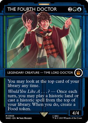 The Fourth Doctor (Showcase) card from Universes Beyond: Doctor Who
