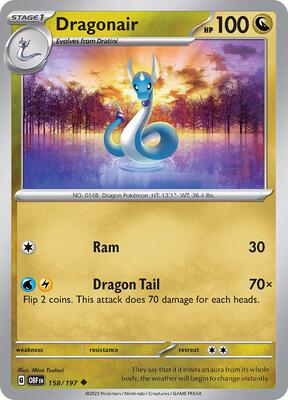 Dragonair card from SV03: Obsidian Flames