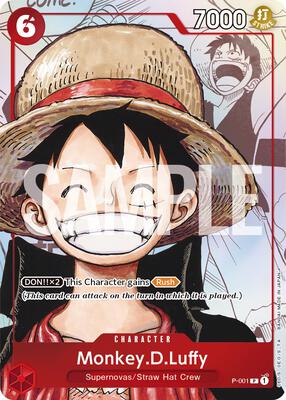 Monkey.D.Luffy (Alternate Art) card from One Piece Promotion Cards