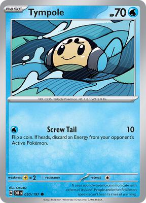 Tympole card from SV03: Obsidian Flames
