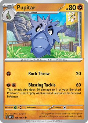 Pupitar card from SV03: Obsidian Flames