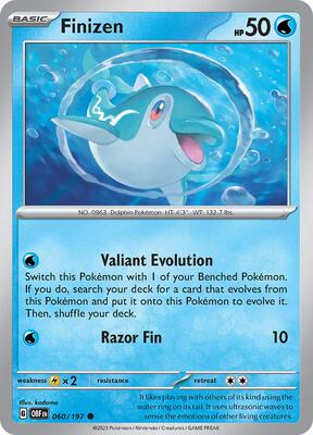 Finizen 60/197 card from SV03: Obsidian Flames