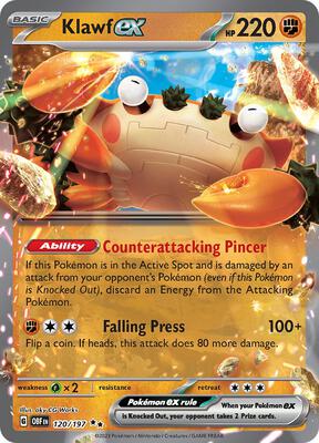 Klawf ex card from SV03: Obsidian Flames