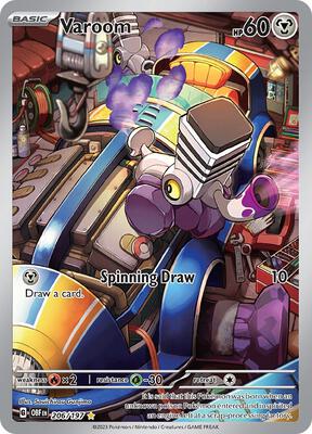 Varoom - 206/197 card from SV03: Obsidian Flames