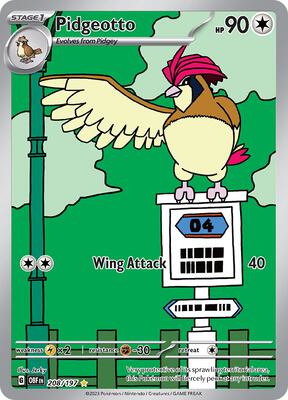 Pidgeotto - 208/197 card from SV03: Obsidian Flames