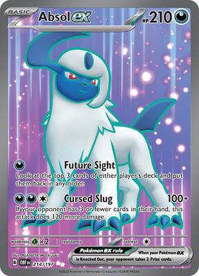 Absol ex - 214/197 card from SV03: Obsidian Flames
