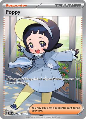 Poppy - 220/197 card from SV03: Obsidian Flames