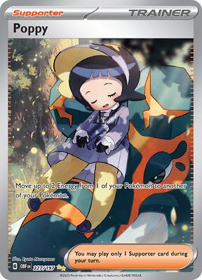 Poppy - 227/197 card from SV03: Obsidian Flames