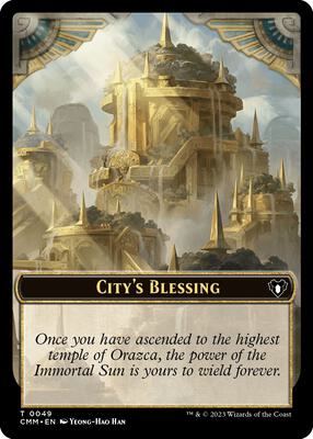 City's Blessing // Dragon Egg Double-Sided Token card from Commander Masters