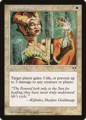 Healing Salve card from Mirage