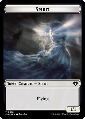 Spirit (0010) // Kor Soldier Double-Sided Token card from Commander Masters