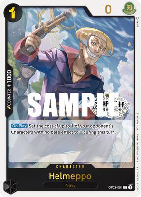 Helmeppo (Store Championship Participation Pack Vol. 2) card from One Piece Promotion Cards