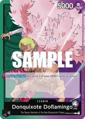 Donquixote Doflamingo (019) card from Kingdoms of Intrigue